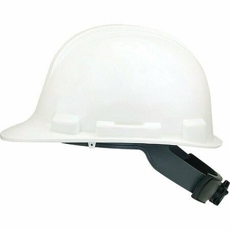 SAFETY WORKS White Cap Style Wheel Ratchet Hard Hat SWX00346